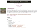 ALLOY WELDING & MANUFACTURING COMPANY, INC.