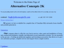 ALTERNATIVE CONCEPTS 2K