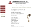 APEX PIPING SYSTEMS, INC