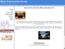 BILBY CONSTRUCTION CO., INC