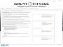Grunt Fitness Training Solutions LLC