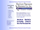 MACLEAN PRECISION MACHINE CO INC
